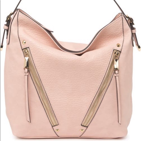 Jessica Simpson Bags Jessica Simpson Nicole Zip Powder Blush Hobo